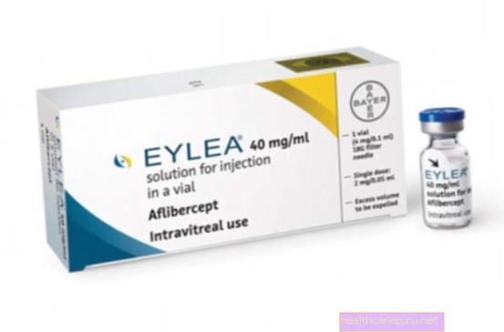 Hva det er: Eylea er et legemiddel som inneholder aflibercept i sammensetningen, indikert for behandling av aldersrelatert øyedegenerasjon og tap av syn assosiert med visse forhold. Dette legemidlet skal bare brukes etter anbefaling m